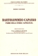 Leggi il testi di Sosio Capasso, Bartolommeo Capasso padre della storia napoletana