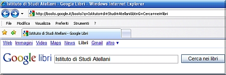 Naviga con il motore di ricerca tra i libri dell'Istituto di Studi Atellani